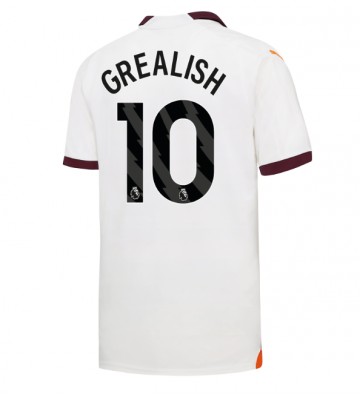 Manchester City Jack Grealish #10 Replica Away Stadium Shirt 2023-24 Short Sleeve
